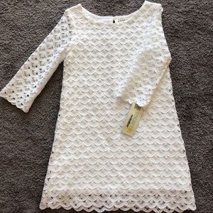 Genuine Kids NEW white lace dress